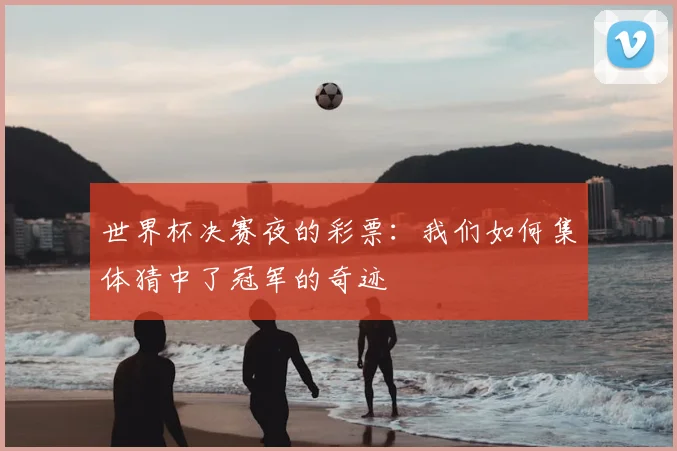 世界杯决赛夜的彩票：我们如何集体猜中了冠军的奇迹