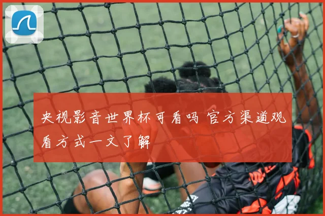 央视影音世界杯可看吗 官方渠道观看方式一文了解